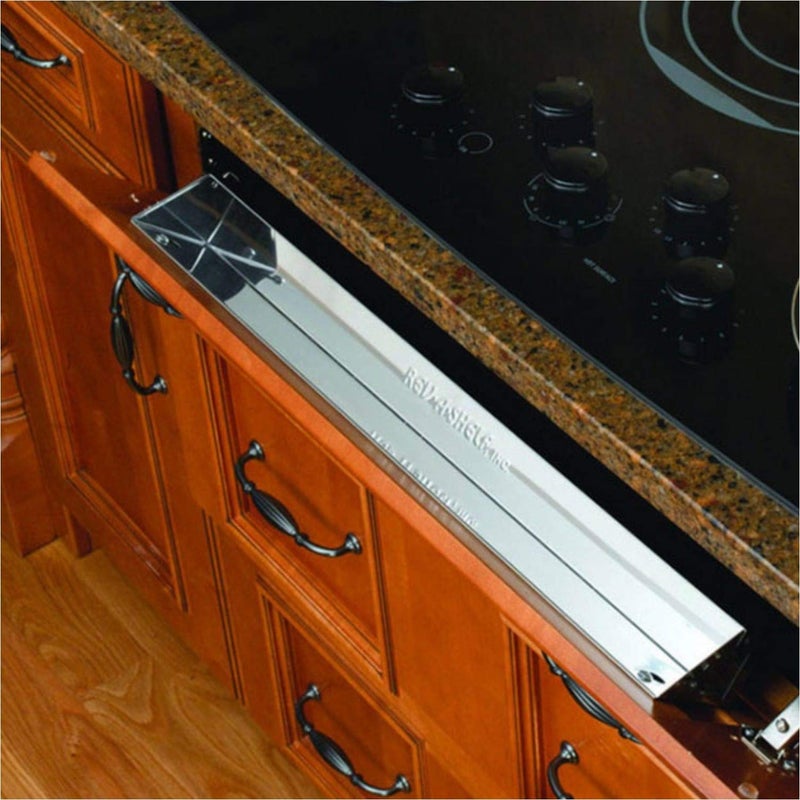 Rev-A-Shelf 6581 Series 25-inch Stainless Steel Tip-Out Tray - Image 1